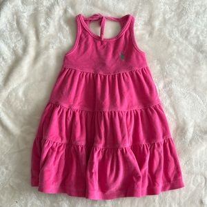 Polo Ralph Lauren Tiered Ruffle Terry Dress Size 5